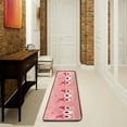 thumbnail image 1 of Dreamtimes Valentines Gnomes Hallway Runner Rug 2'x6' Kitchen Rug with Rubber Backing Pink Love Heart Non Slip Entryway Rug Runner Washable Soft Area Rug for Hallway Bedroom Kitchen Decor, 1 of 6