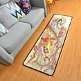 thumbnail image 1 of Dreamtimes Vintage Birds Cartoon Hallway Runner Rug 2'x6' Kitchen Rug with Rubber Backing Spring Flower Branch Non Slip Entryway Rug Runner Washable Soft Area Rug for Hallway Bedroom Kitchen Decor, 1 of 6