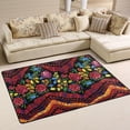 thumbnail image 1 of Dreamtimes Vintage Traditional Bohemian Non-Slip Area Rug 72"x48", Mexican Russian Art Soft Non Slip Washable Floor Mats for Indoor Front Porch,Living Room, Bedroom,Kitchen, 1 of 7