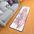 thumbnail image 1 of Dreamtimes Watercolor Pink Pumpkin Hallway Runner Rug 2'x6' Kitchen Rug with Rubber Backing Fall Flowers Autumn Non Slip Entryway Rug Runner Washable Soft Area Rug for Hallway Bedroom Kitchen Decor, 1 of 6