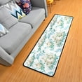 thumbnail image 1 of Dreamtimes White Pumpkins Leaves Hallway Runner Rug 2'x6' Kitchen Rug with Rubber Backing Turquoise Autumn Non Slip Entryway Rug Runner Washable Soft Area Rug for Hallway Bedroom Kitchen Decor, 1 of 6