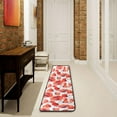 thumbnail image 1 of Dreamtimes Wild Red Poppy Hallway Runner Rug 2'x6' Kitchen Rug with Rubber Backing Watercolor Flowers Non Slip Entryway Rug Runner Washable Soft Area Rug for Hallway Bedroom Kitchen Decor, 1 of 6