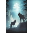thumbnail image 1 of Dreamtimes Wolves Under The Moon Kitchen Towels, 18 x 28 Inch Super Soft and Absorbent Dish Cloths for Washing Dishes, 4 PCS Reusable Multi-Purpose Microfiber Hand Towels for Kitchen, 1 of 7