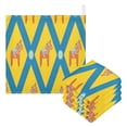 thumbnail image 1 of Dreamtimes Wooden Dala Horses Baby Muslin Washcloths Face Towel, 3 PCS Daisy Flower Burp Cloths Cotton Wipes Infant Wash Cloth for Newborn Boys Girls 12x12 inches, 1 of 7