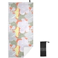 thumbnail image 1 of DreamtimesPurple Flowers Microfiber Quick Drying Beach Towel with a Carrying Bag Absorbent and Sand Free Towel for Kids Teens Adults Travel Gym Camping Pool Yoga Outdoor and Picnic, 1 of 7