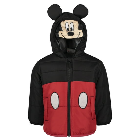 Dreamwave Disney Mickey Mouse Toddler Boys Winter Coat Puffer Jacket 2T