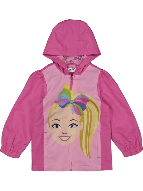 Dreamwave JoJo Siwa Toddler Girls Water Resistant Light Windbreaker Jacket 4T