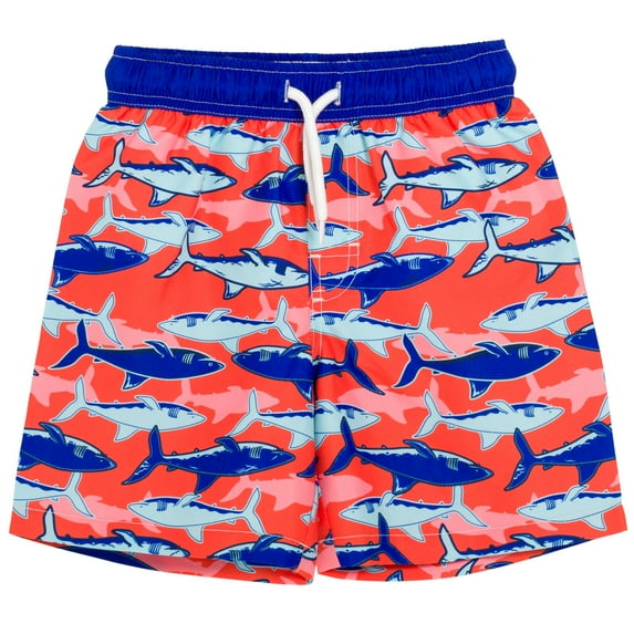 Dreamwave Shark Infant Baby Boys Swim Trunks Bathing Suit Red 12 Months