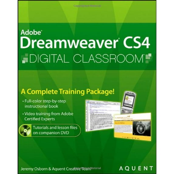 Pre-Owned Dreamweaver CS4 Digital Classroom, (Book and Video Training) (Paperback) 0470410922 9780470410929