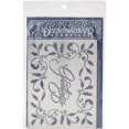 thumbnail image 1 of Dreamweaver Metal Stencil 5"X6.875"-Greetings, Pk 1, Dreamweaver, 1 of 2