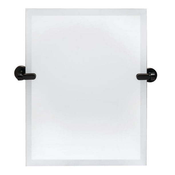 Dreamwerks 21in W x 24in H OilRubbed Bronze Rectangular Frameless