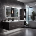 thumbnail image 1 of Dreamwerks 48"W x 28"H LED Bathroom Medicine Cabinet with Integrated Touch Switch and Magnifying Glass, 1 of 15