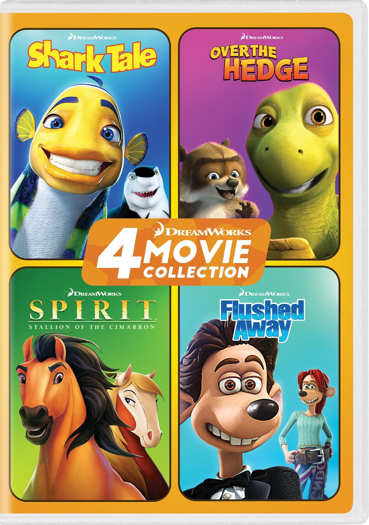 UNIVERSAL Dreamworks 4-Movie Collection (Flushed Away/Over The Hedge/Shark Tale/Spirit) (Walmart Exclusive) (DVD) (Walmart Exclusive)