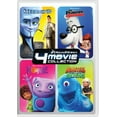 thumbnail image 1 of Dreamworks 4-Movie Collection (Megamind / Monsters vs Aliens / Home / Mr. Peabody & Sherman) (Walmart Exclusive) (DVD), 1 of 4