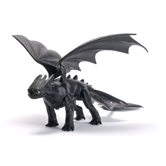 Dreamworks Dragons, Battle Dragons, Plasma Sounds Night Fury, 13-inch Action Figure
