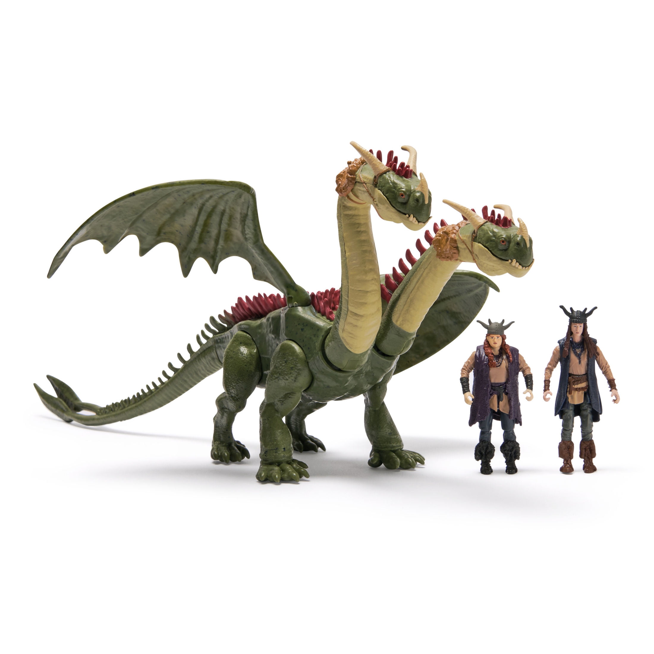 Dragon Models K-SWISS フィギュア 2体セット Dreamworks Dragons, Hideous Zippleback, Ruffnut & Tuffnut, Viking