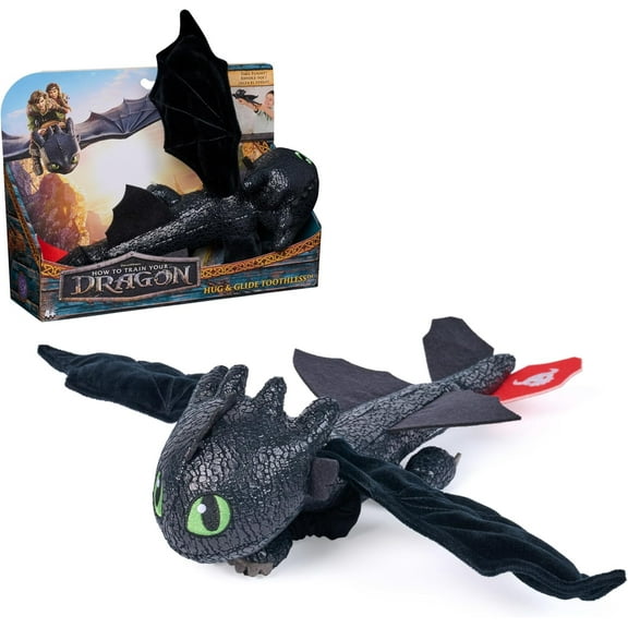 How to Train Your Dragon 12" Hug and Glide Toothless Plush