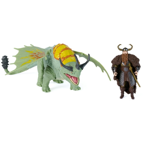 Dreamworks Dragons, How to Train Your Dragon, Rumblehorn & Stoick, Viking Duo Action Figures