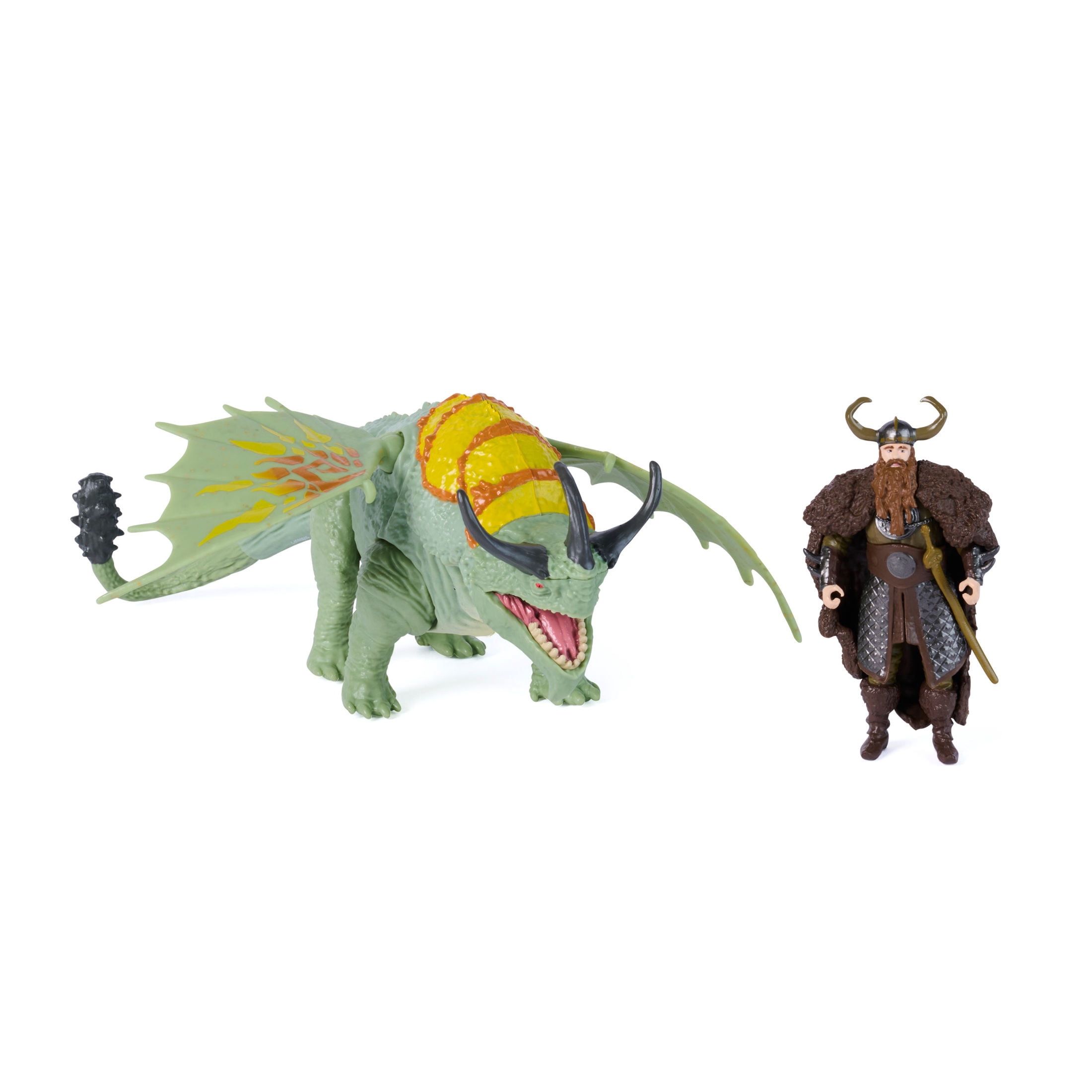 Dreamworks Dragons, How to Train Your Dragon, Rumblehorn & Stoick, Viking Duo Action Figures
