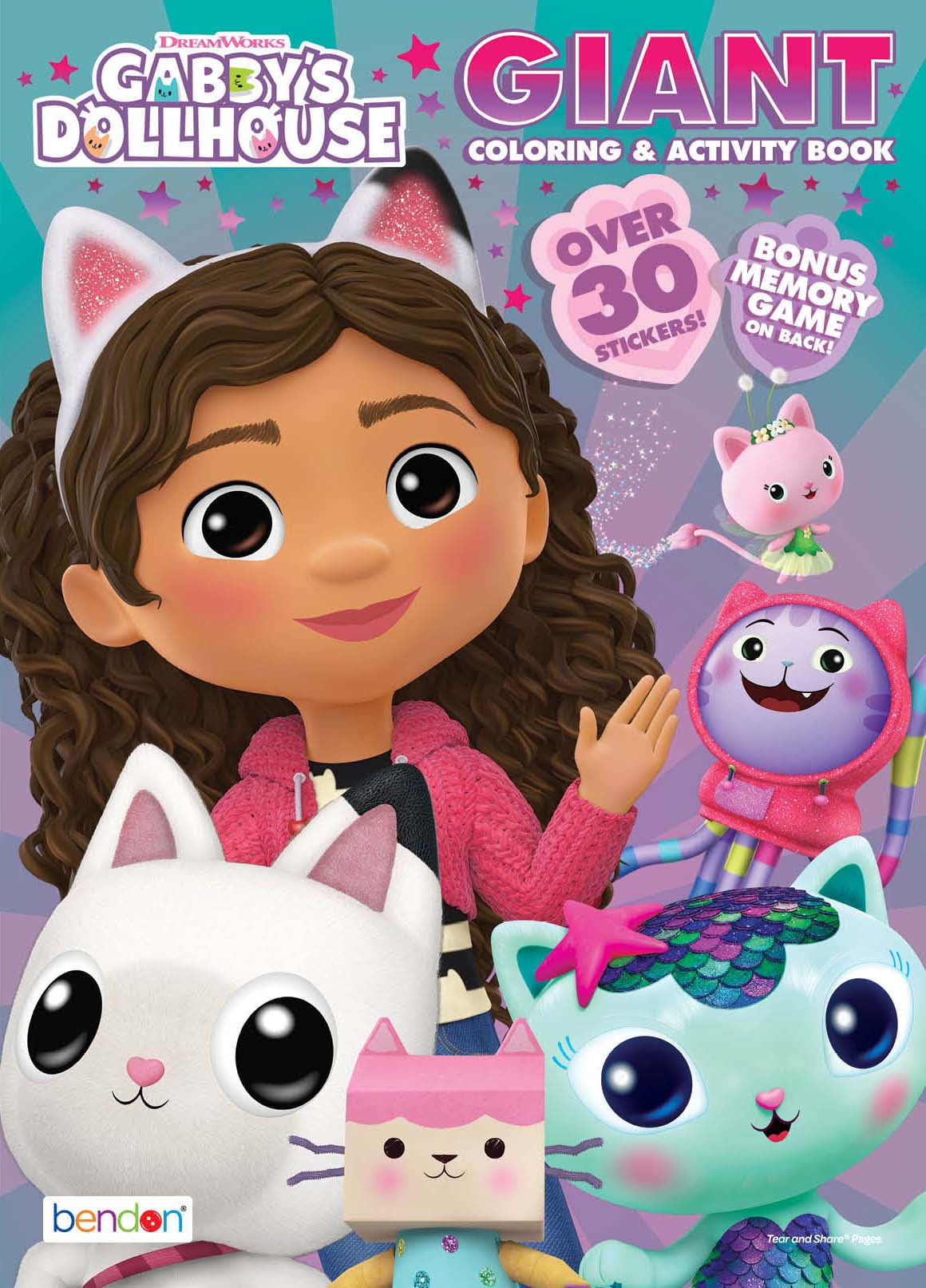 Dreamworks Gabby's Dollhouse 192 Page Coloring Book, Paperback - Walmart.com