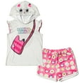 thumbnail image 1 of Dreamworks Gabby's Dollhouse Pandy Paws Little Girls Tank Top and Active Retro Dolphin Shorts Toddler to Big Kid, 1 of 5