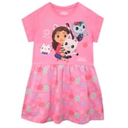 Dreamworks Girls Gabbys Dollhouse Dress Pink Sizes 4-10