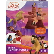 Dreamworks Spirit Untamed Spirit Hoppin' Horses Kids Game with Small Horse Toys and Mountain