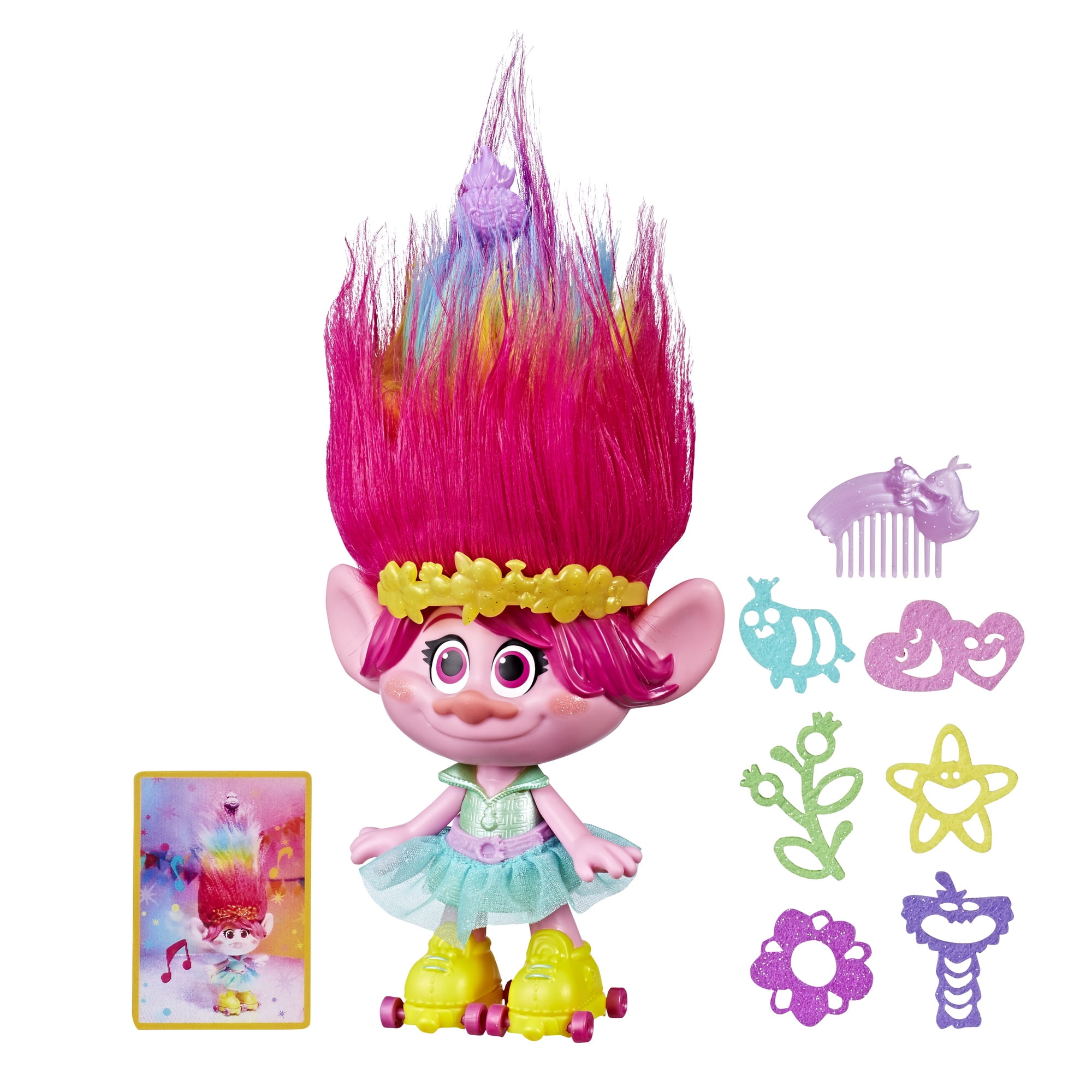 DreamWorks Trolls Surprise Mini Figure Series 9 Party Hair Trolls, 4 and Up  