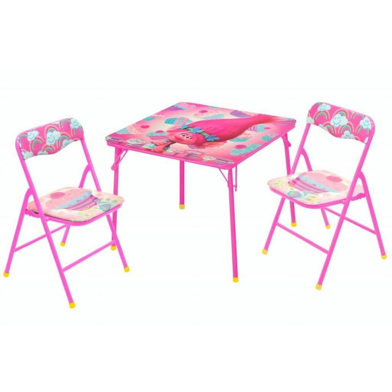 Childrens folding table and chairs walmart hot sale