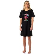 PJAMMY Dreamworks Trolls Women's Poppy Funky Hair Don't Care Nightgown Sleep Pajama