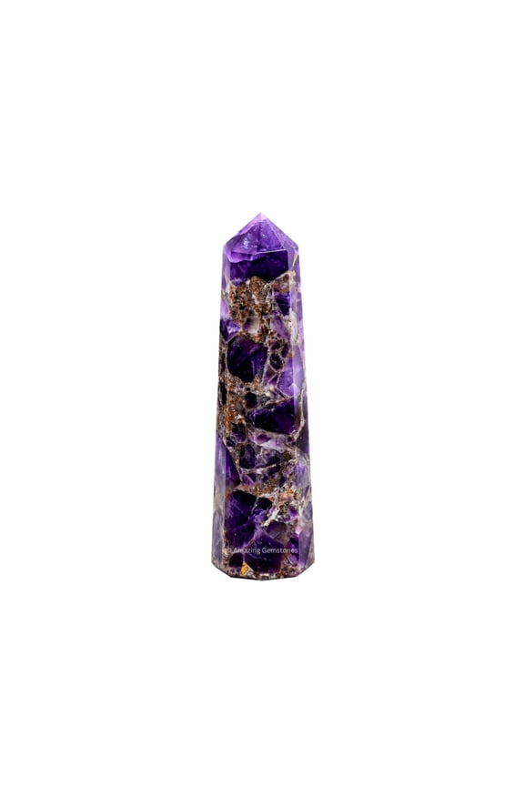 Dreamy Amethyst Crystal Tower Obelisk Point (2" to 3" INCH)