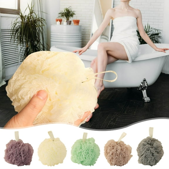 Dreamy Bath Flower Soft Bath Scrubber, Non-Scattering, High-Beauty Design, Ideal for Spa & Home Use, Gentle Exfoliation, Perfect Gift for Self-Care Enthusiasts | Relaxing Bath Accessory, Comfortable
