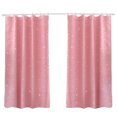 thumbnail image 1 of Dreamy Blackout Curtain Panels, Thermal Insulated for Kids' Rooms, Noise Reduction, Energy Saving, Twinkle Star Motifs, Convenient Care (Set), 1 of 8
