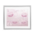 thumbnail image 1 of Stupell Industries Glam Dreamy Bows & Lips Gray Framed Print Under Glass, 21 x 17, by Kim Allen, 1 of 8