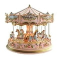 thumbnail image 1 of Dreamy Carousel Acrylic Sunshine Catcher with Stand, 2D Table Windowsill Decor Light Effect, Great for Christmas Gift, 1 of 6
