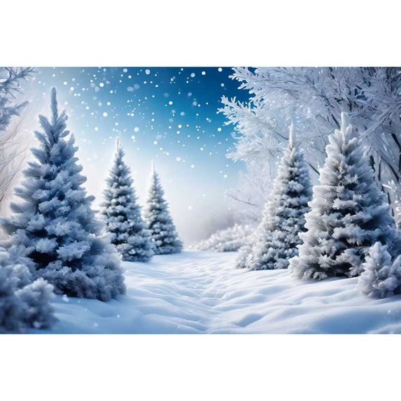 Dreamy Christmas Tree Photography Backdrops Childr Winter Snow Landscape Photoz Backgrounds Photo Shooting Props