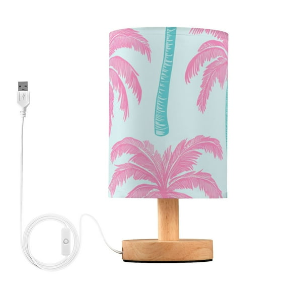 Dreamy Color Palm Trees Table Lamp with USB Port LED Warm Light Lamp Night Light Home Decor