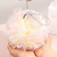 thumbnail image 1 of Dreamy Colorful Bath Flower Loofah - Soft Non-Shedding Exfoliating Bath Sponge, Rainbow Bath Loofah with Rich Lather, Gentle Body Scrub Sponge for Home Bathroom Shower Daily Use, 4.7in/12cm, 1 of 4