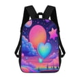 thumbnail image 1 of Dreamy Cosmic Love Landscape 3D Print 17in adolescent backpack Bags Laptop, 1 of 5