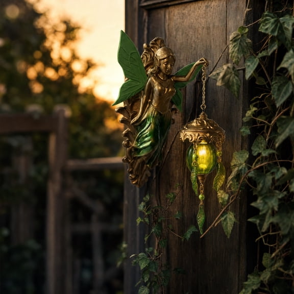 Dreamy Fairy Wall Lamp – Soft Ambient Night Light with Resin Craftsmanship for Cozy Bedroom, Nursery, and Living Spaces
