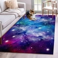 thumbnail image 1 of Dreamy Galaxy Area Rugs 3x5 ft Universe Starry Sky Shine Stars Colorful Modern Washable Rug Non Slip Indoor Carpet Absorbent Floor Mat for Living Room Bedroom Dining Room, 1 of 9