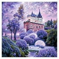 Dreamy Landscape Diamond Art Kits for Adults Beginners – Full Drill Canvas Painting, 11.70" x 15.60"