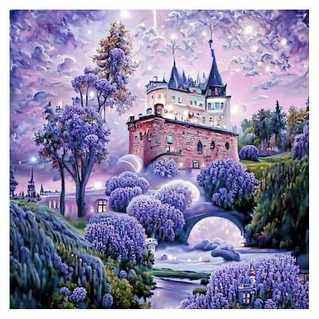 Dreamy Landscape Diamond Art Kits for Adults Beginners – Full Drill Canvas Painting, 11.70" x 15.60"