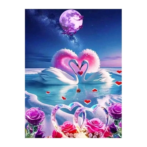 Dreamy Landscape Handmade Stickers DIY Diamonds Stickers Painting-- A9O0