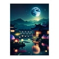 thumbnail image 1 of Dreamy Landscape Handmade Stickers DIY Diamonds Stickers Painting XHP AUN D1W5, 1 of 8