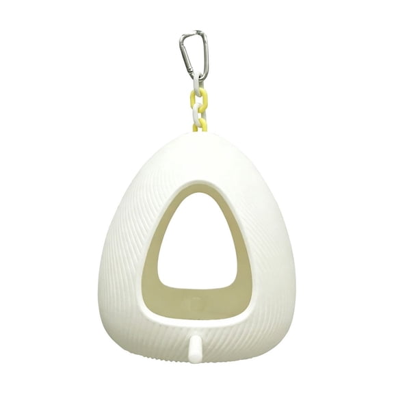 Dreamy Modern Birdhouse, Feathered Home Egg Pod, Wildlife Attraction Design for Hummingbirds, Effortless Installation for Patios and Balconies, Ideal for Bird Lovers