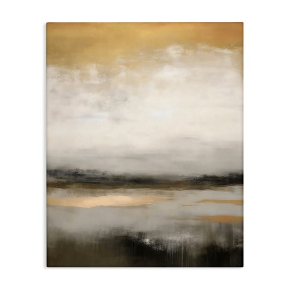 Stupell Industries Dreamy Neutral Abstract Landscape Canvas Wall Art, design by Creative Studio, 48 x 36