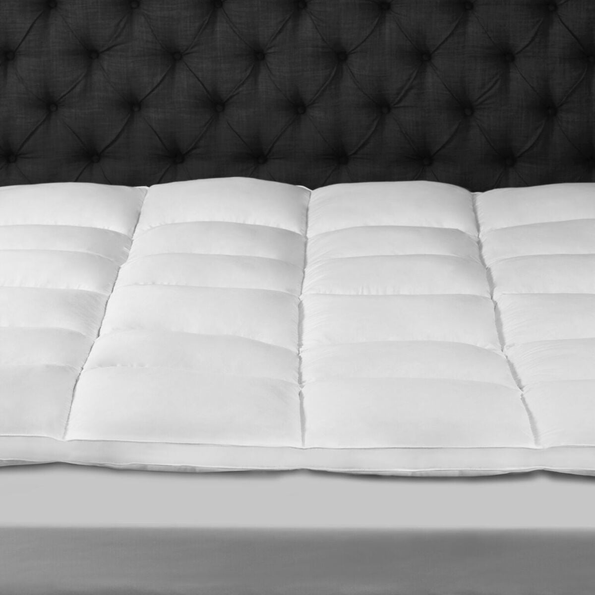 Dreamy Nights Cotton Fiberbed Mattress Topper, Queen