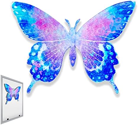 Dreamy Opal Metallic Butterfly Screen Magnet - Lanai Door Patio Door ...