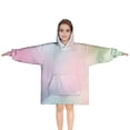 thumbnail image 1 of Dreamy Pastel Sky Blanket Hoodies for Kids 6-13YR Oversize Wearable Blanket Hoodies for Boys Girls Teens, 1 of 7